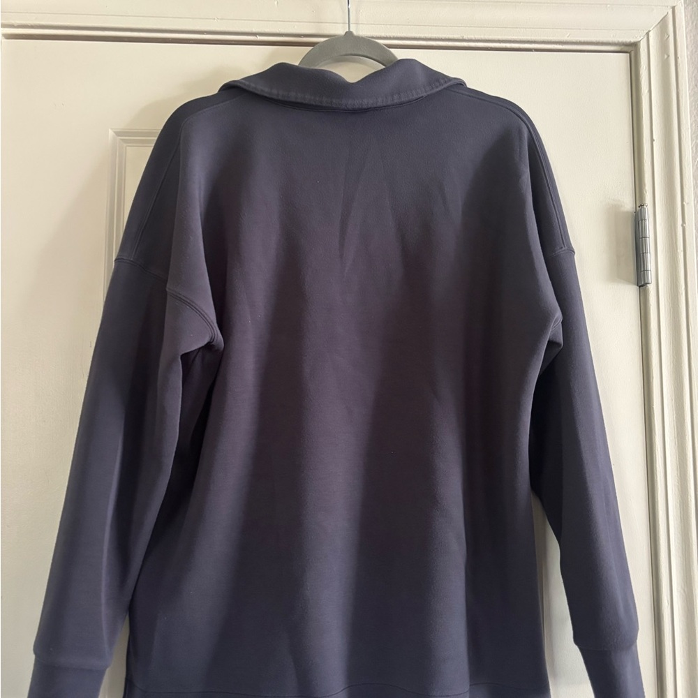 SPANX V-Neck collard Sweater dark grey women’s XL - Picture 3 of 3